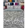 ETE HOMETEX ÇİFT KİŞİLİK LÜX WELSOFT YORGAN SETİ 195X215CM MİX GRİ 8696474232069